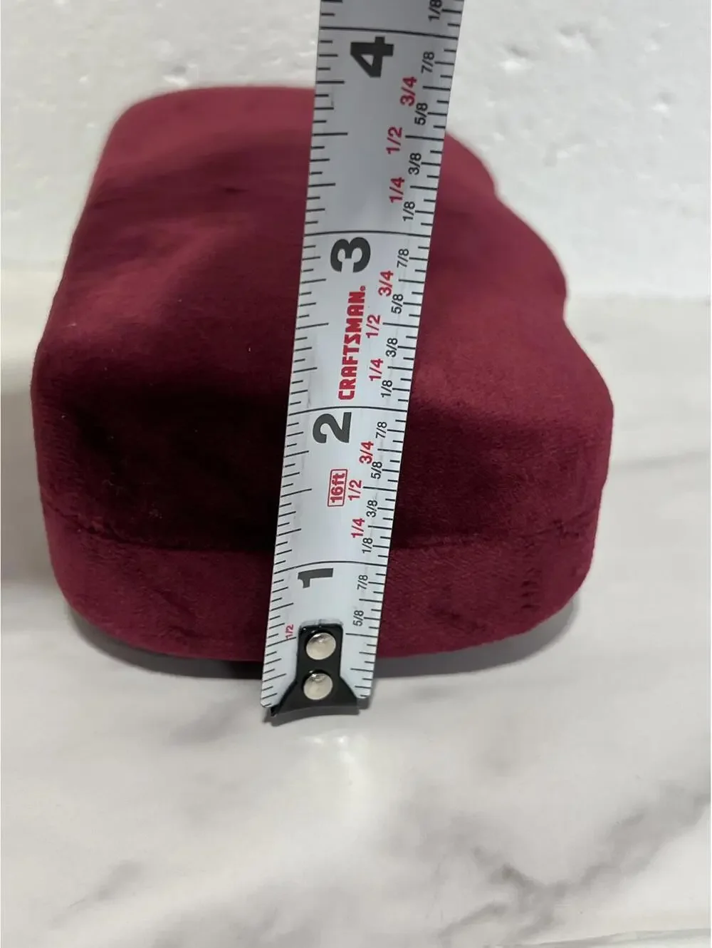 Gucci Burgundy Velvet Eyewear Large Hard Case Cloth, & Dust Bag (No Glasses)